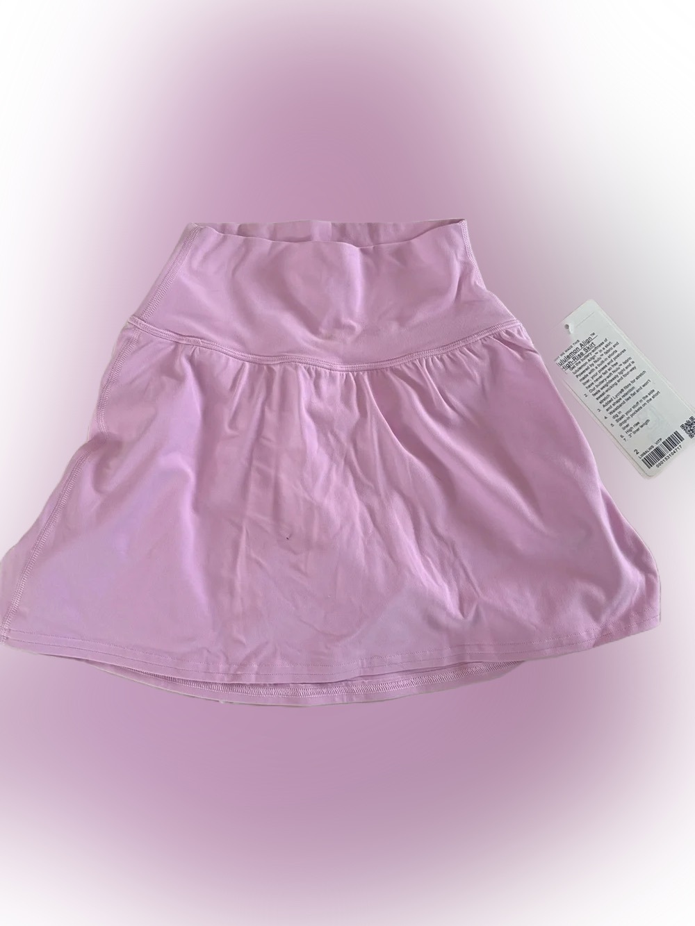 lululemon athletica align high rise lilac play lavender purple skirt - Picture 4 of 4
